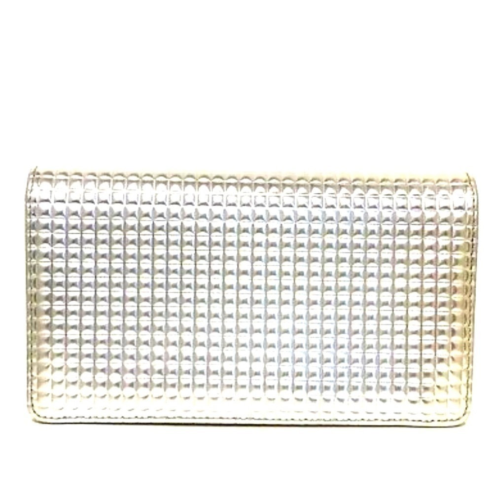 CHANEL Matelasse Chocolate Bar Rare Metallic Zip Around Wallet or Clutch - Picture 5 of 15